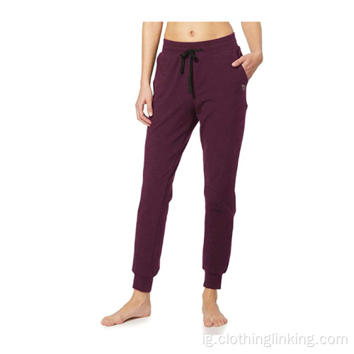 Smụ nwanyị Sweatpants nwere akpa